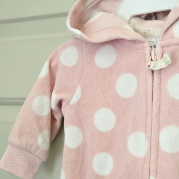 2/$20 Carters Fleece Jumpsuit 3m - Picture 2 of 4